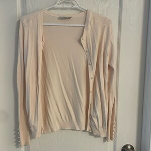 Zara Light Pink Cardigan Size Small